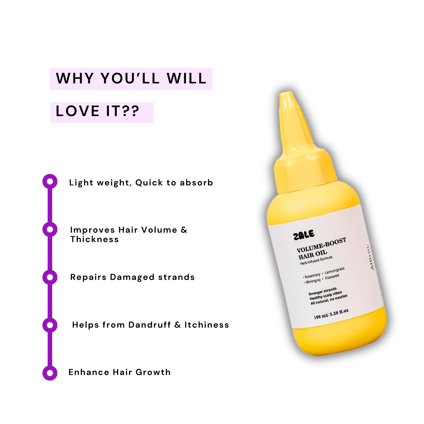 Hair Voluminizing & Thickening Oil