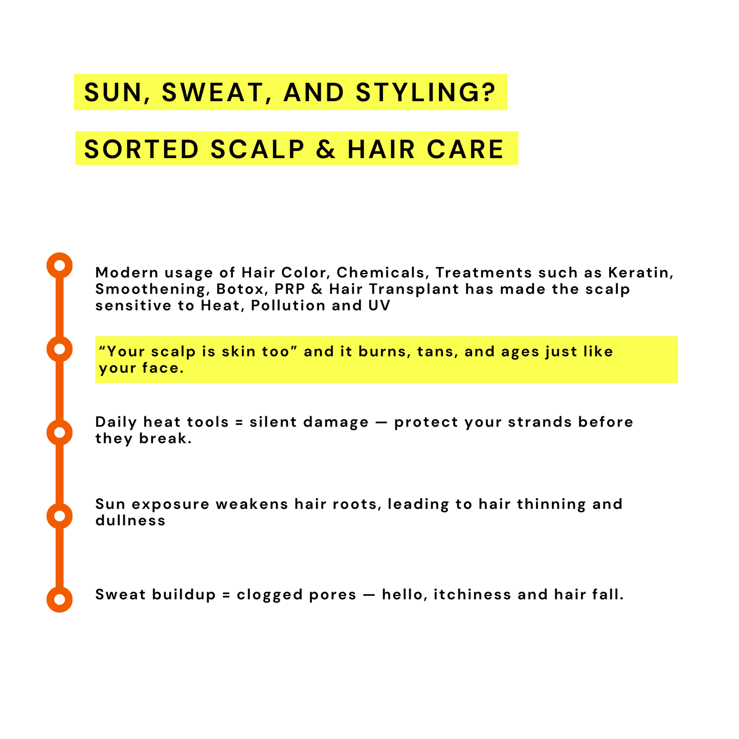 Scalp & Hair Sunscreen    for Dry & Damaged Hair