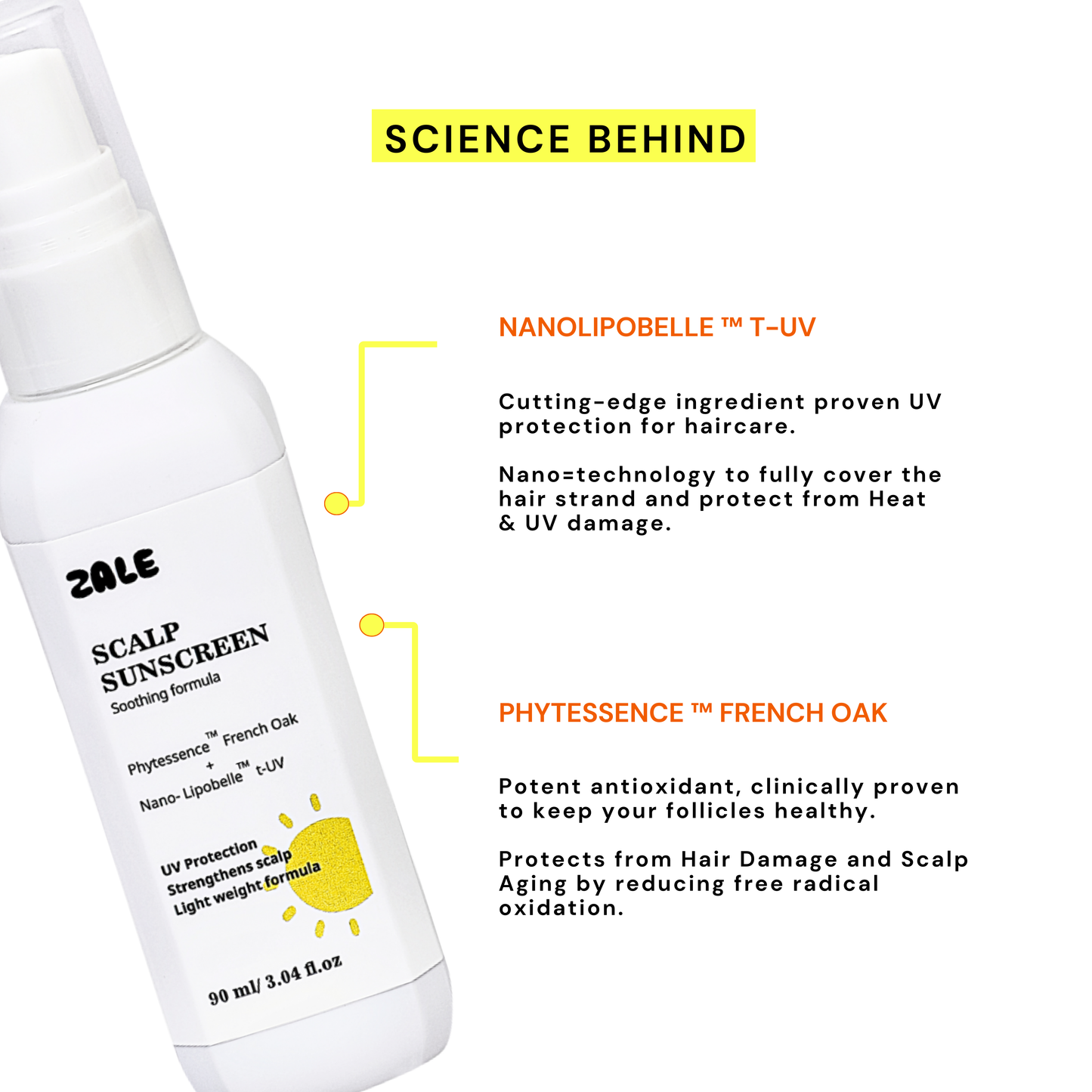 Scalp & Hair Sunscreen    for Dry & Damaged Hair