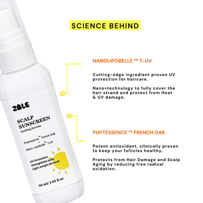 Scalp & Hair Sunscreen    for Dry & Damaged Hair